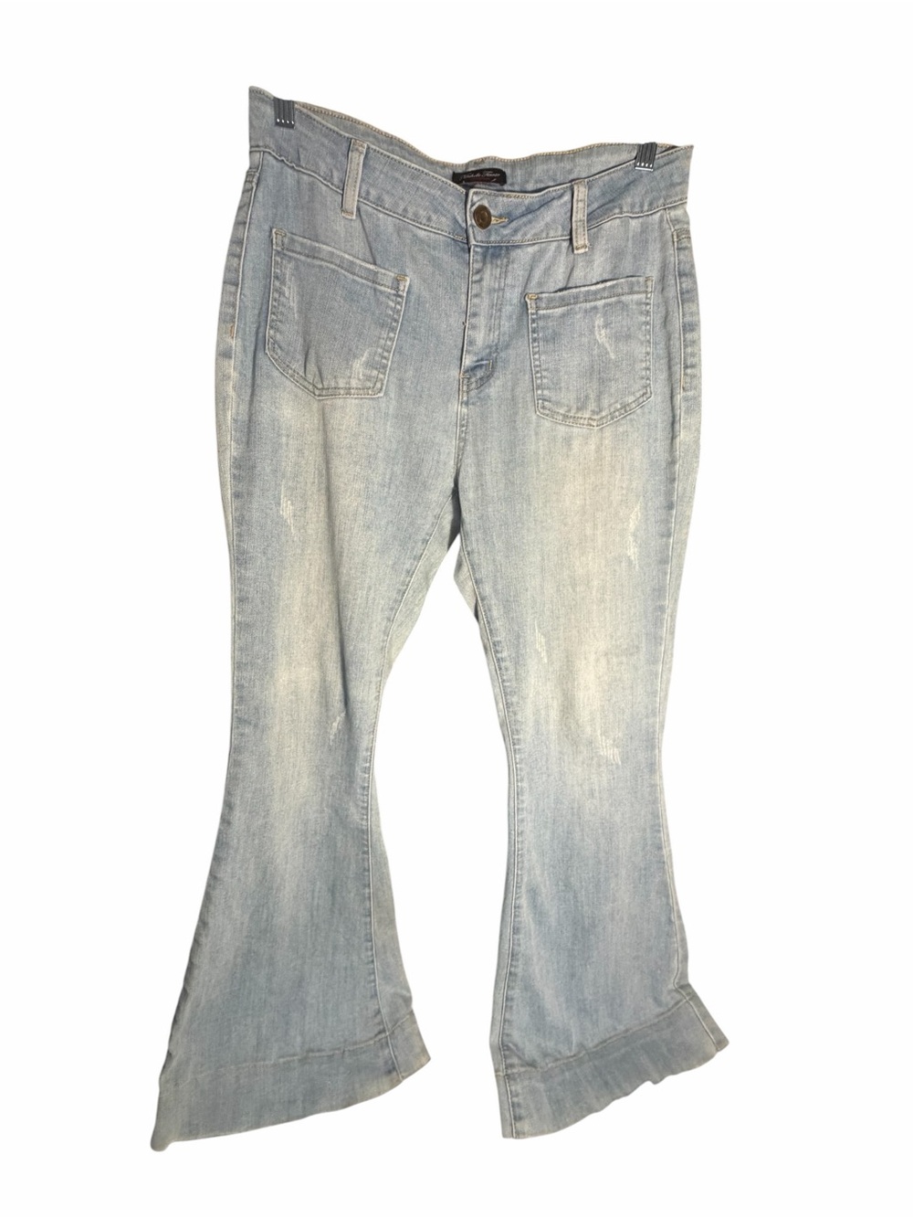 Michele Ferrar Light Wash Women's Flared Jeans Sz 7
